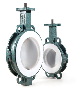 PTFE Lined Butterfly Valves