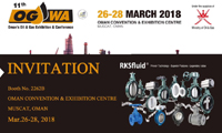 Omans Oil & Gas exhibition from Mar.26th to 28th,2018